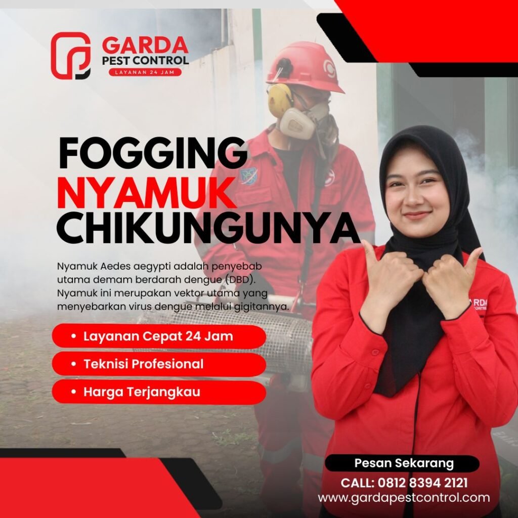 Jasa Fogging Nyamuk Chikungunya di Bandung Murah Terpercaya