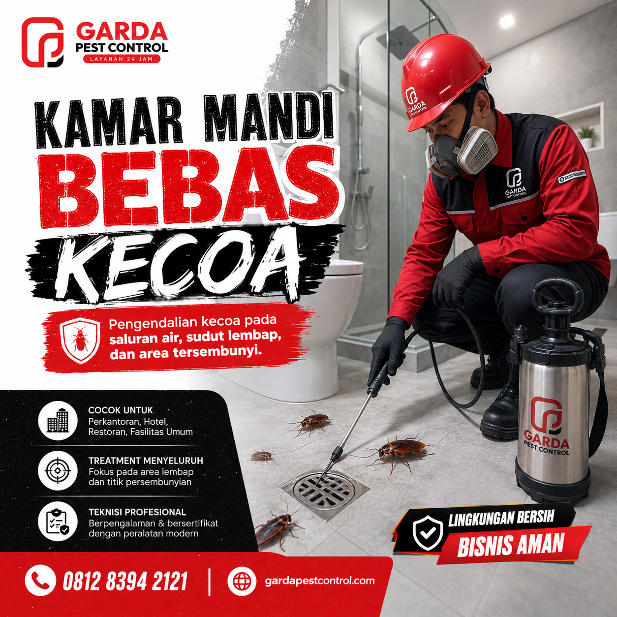 Cara Mencegah Kecoa Datang Kembali Setelah Ditreatment Beserta Estimasi Biayanya
