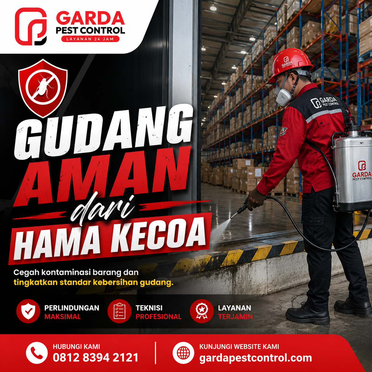 Jasa Pembasmi Kecoa Semarang Terdekat 