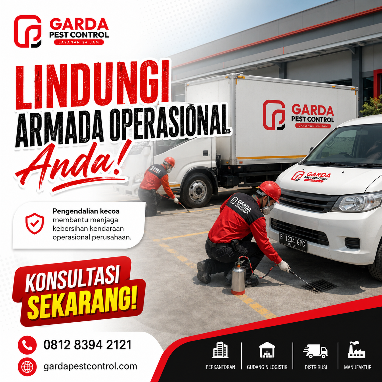 Jasa Pembasmi Kecoa di Mobil Jakarta Timur