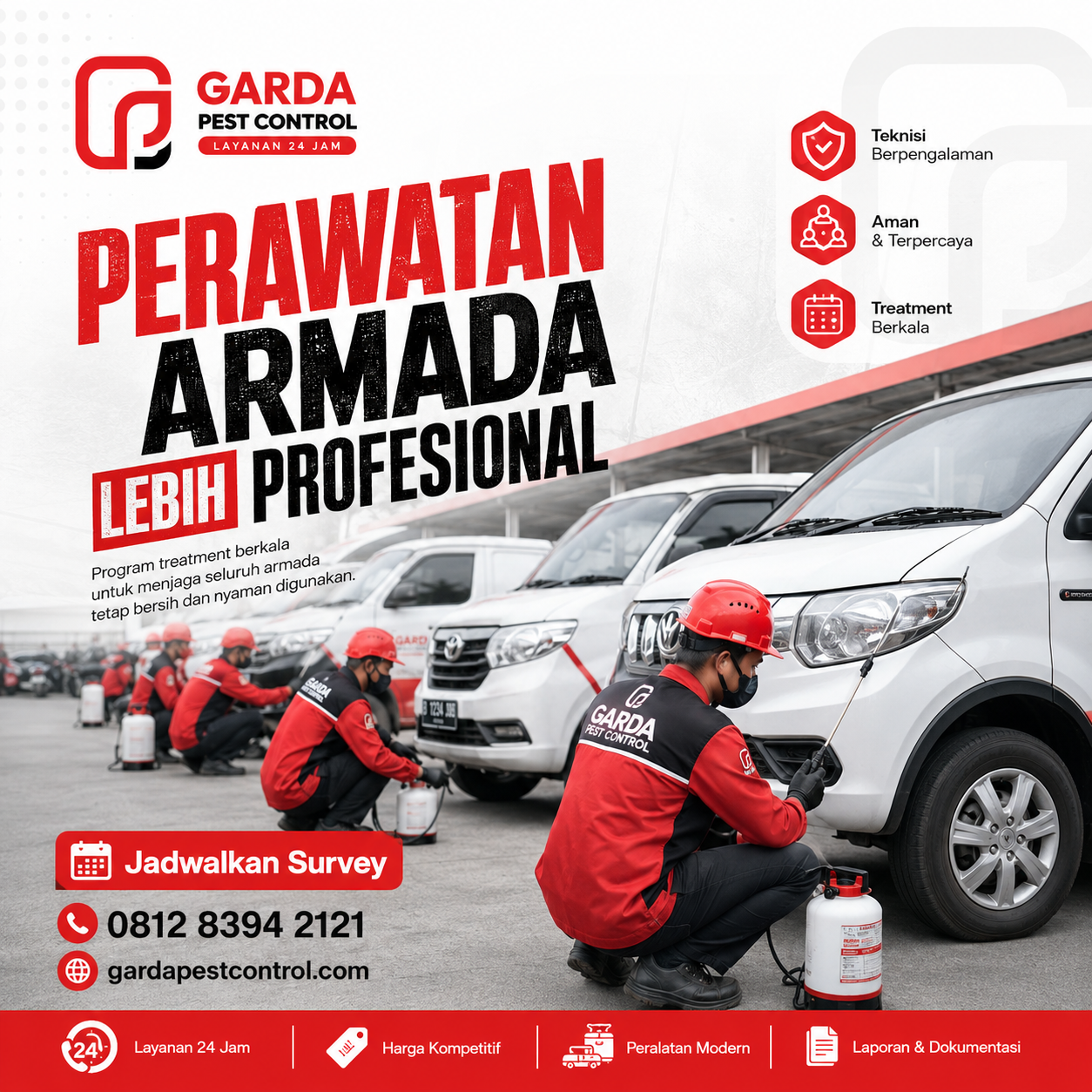 Jasa Pembasmi Kecoa di Mobil Jakarta Utara