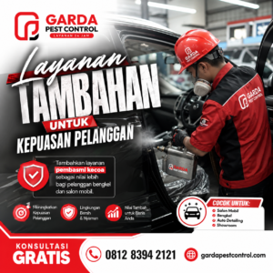 Jasa Pembasmi Kecoa di Mobil Tangerang