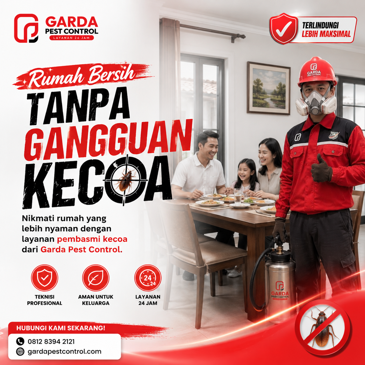 Cara Mencegah Kecoa Datang Kembali Setelah Ditreatment Beserta Estimasi Biayanya