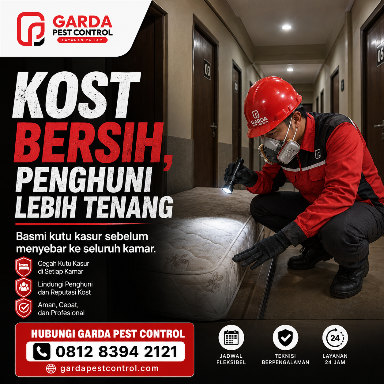 Jasa Pest Control Kutu Busuk Hotel Semarang: Solusi Cepat Basmi Kutu Kasur