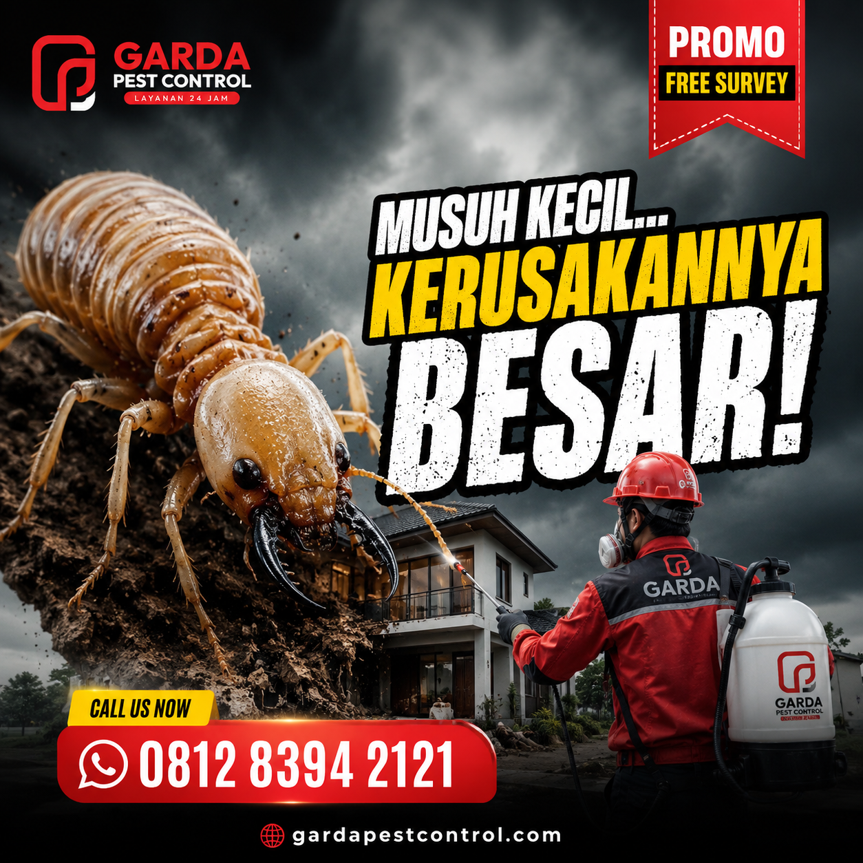 Jasa Pembasmi Rayap Cirebon Efektif untuk Hunian