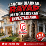 Jasa Anti Rayap Cirebon Spesialis Rayap Kayu & Tanah