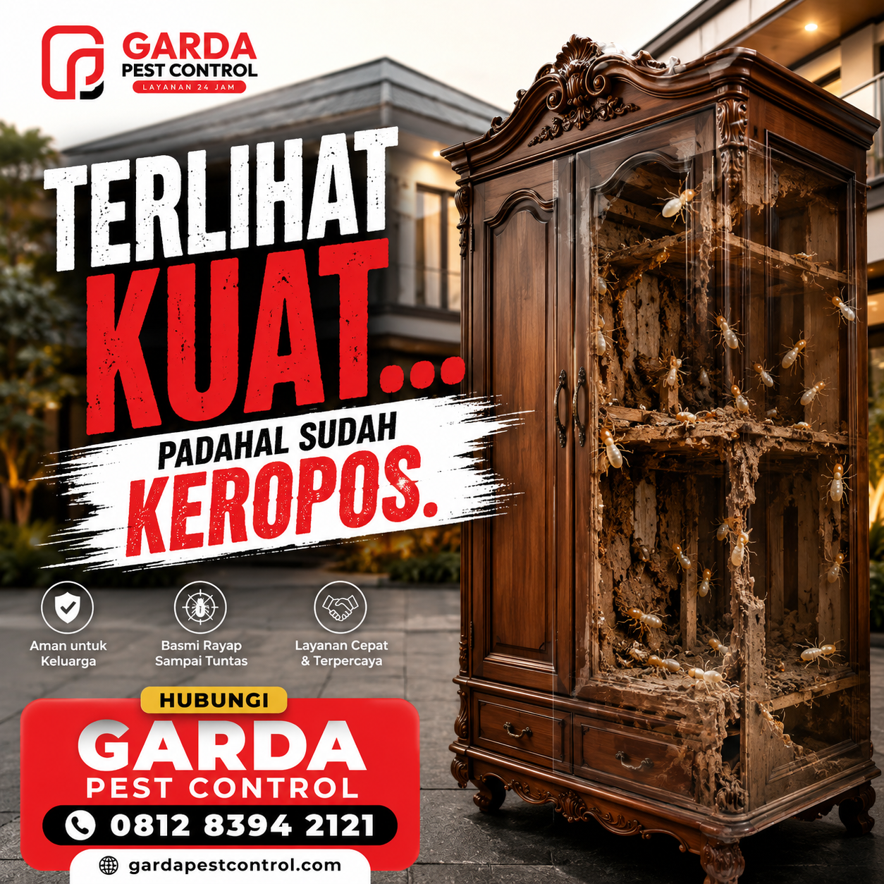 Pembasmi Rayap Terbaik di Cirebon Harga Hemat
