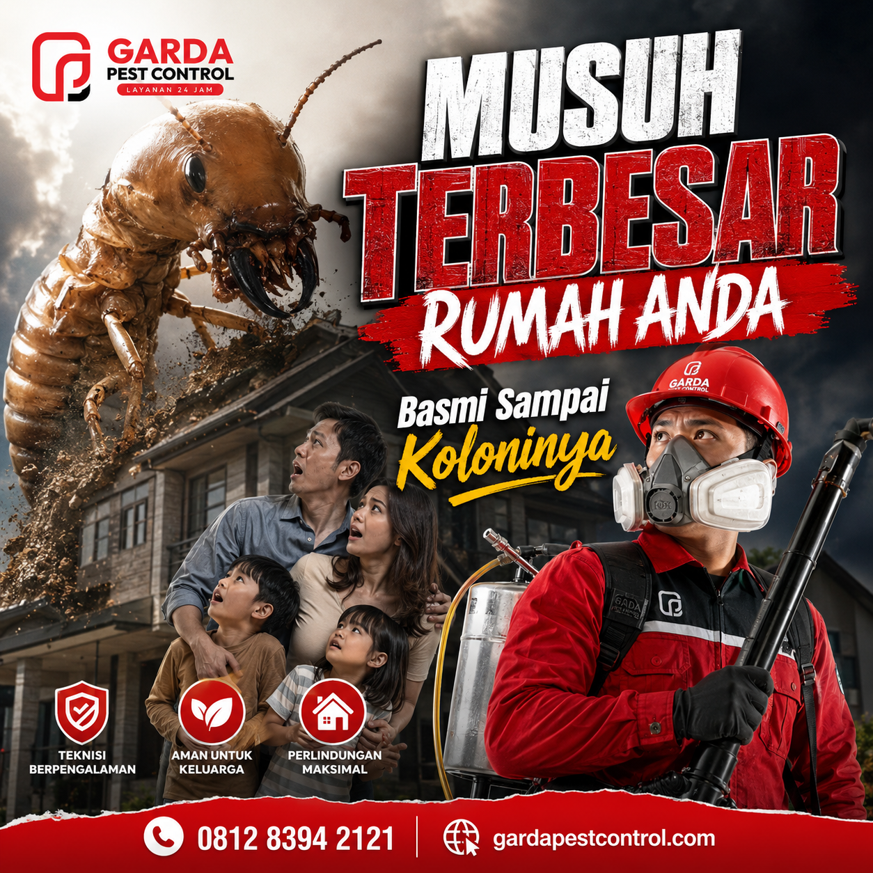 Anti Rayap di Cirebon : Solusi Pasti Terpercaya