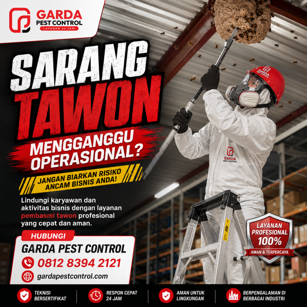 Jasa Pembasmi Tawon Vespa di Semarang
