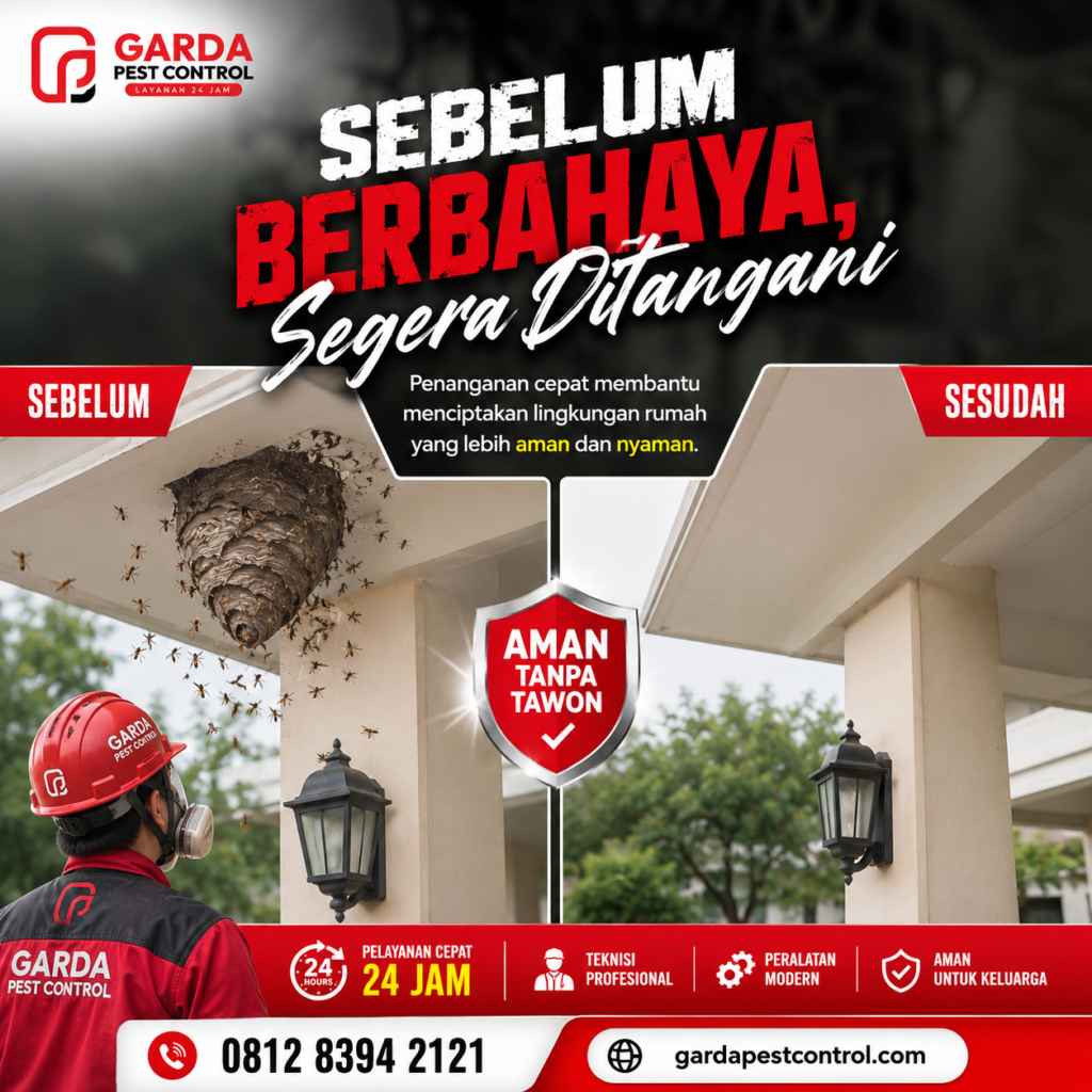 Harga Jasa Pembasmi Sarang Tawon Semarang