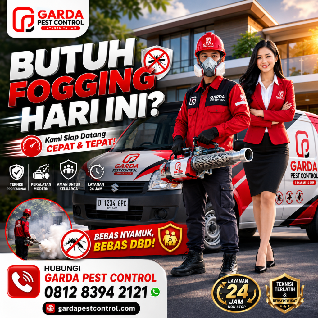 Garda Pest Control: Kontraktor Fogging Nyamuk Semarang Terbukti Efektif
