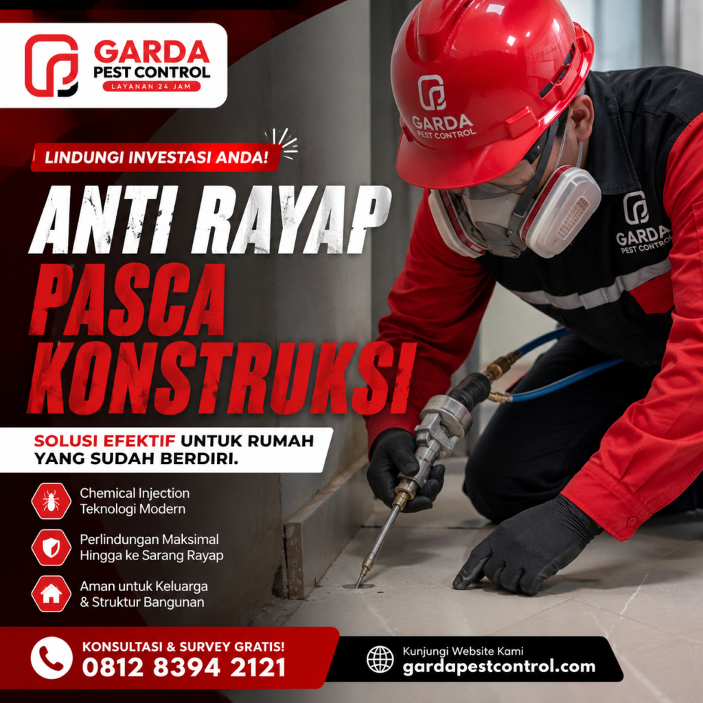 Harga Jasa Anti Rayap di Semarang Per Meter Terbaru