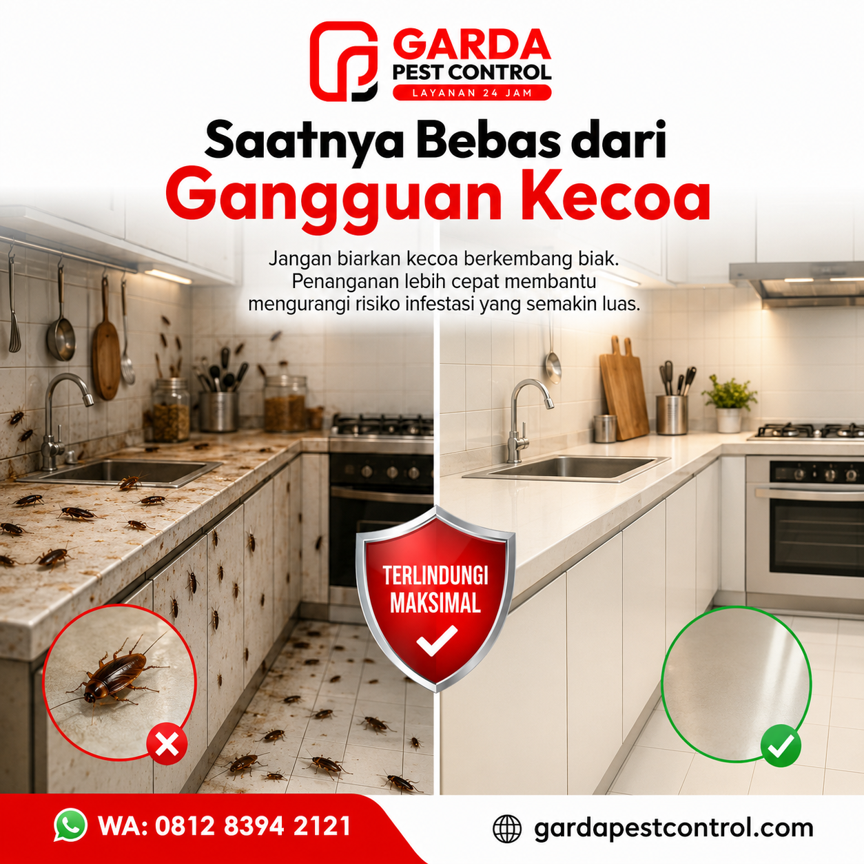 Jasa Basmi Kecoa di Jogja: Mengatasi Kecoak Secara Tuntas dengan Garda Pest Control