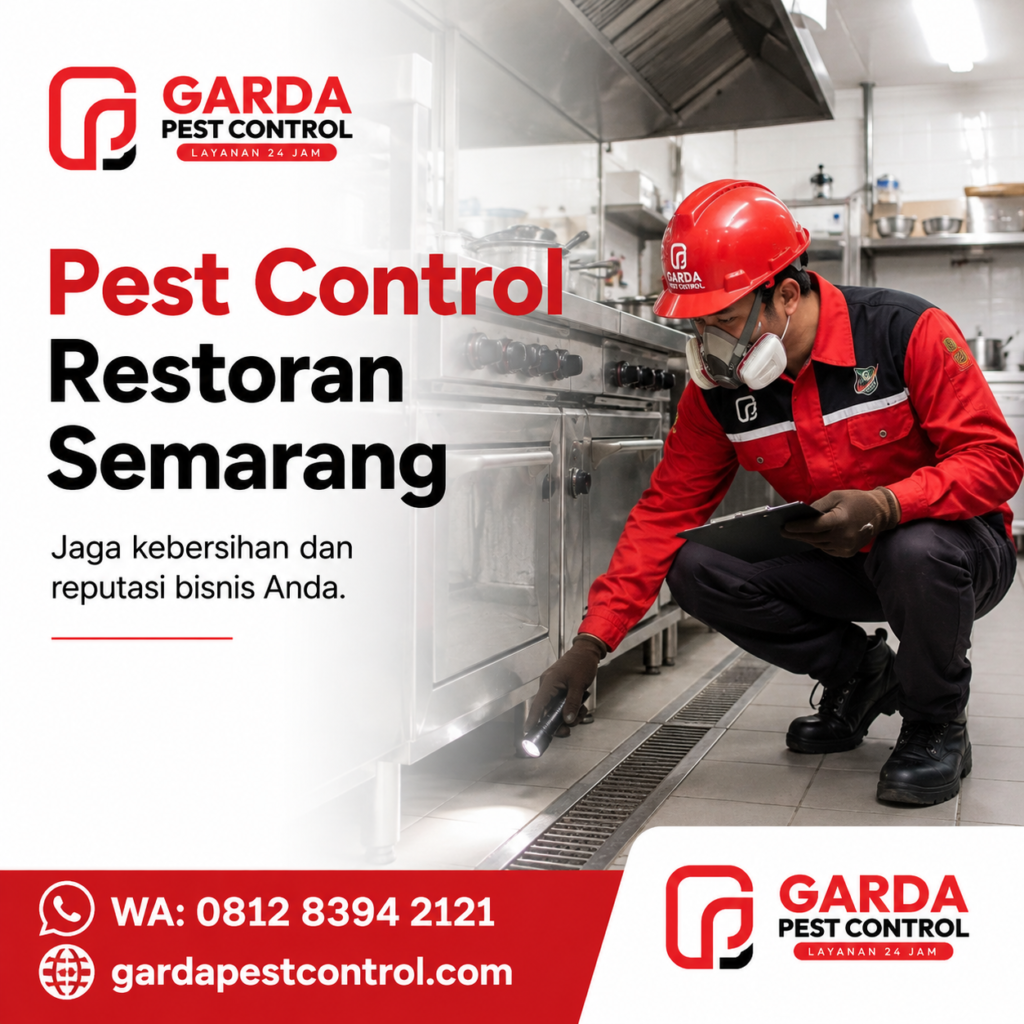 Jasa Pest Control Restoran dan Hotel Semarang Bergaransi & Lolos Inspeksi