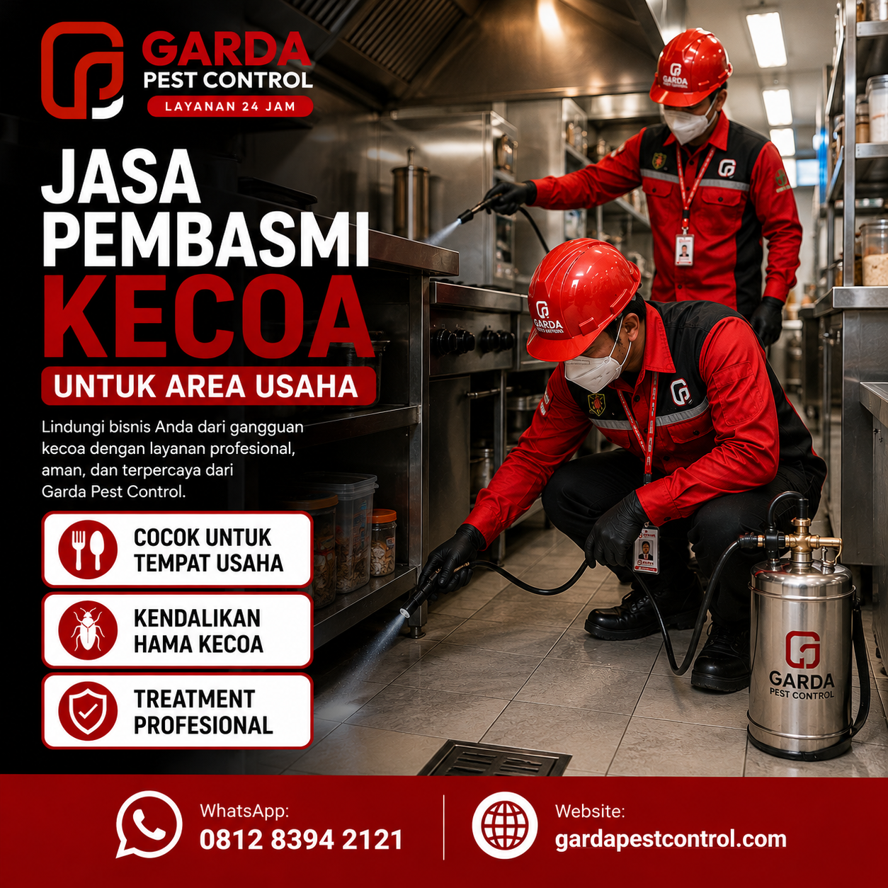 Jasa Pembasmi Kecoa Restoran Semarang: Penanganan Hama Dapur Komersial