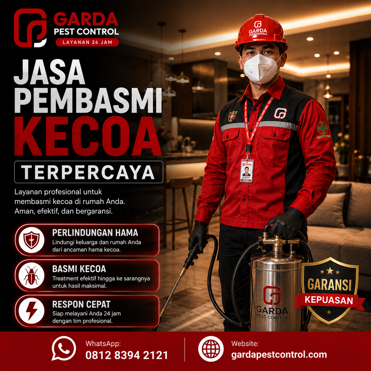 biaya jasa pembasmi kecoa Semarang Terdekat dan Panduan Tarif