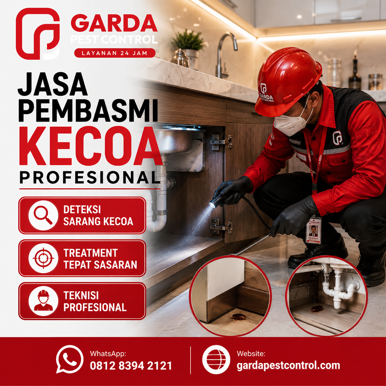 Harga Jasa Pembasmi Kecoa Semarang: Estimasi Biaya dan Layanan Terbaik