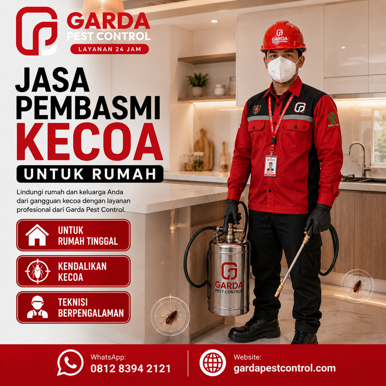 Cara Mencegah Kecoa Datang Kembali Setelah Ditreatment Beserta Estimasi Biayanya