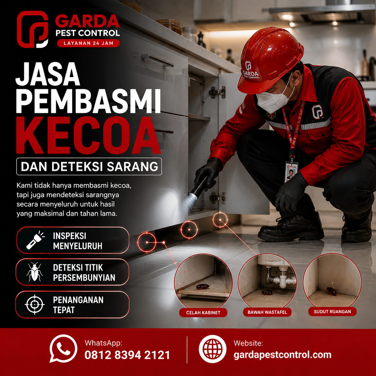 Jasa Pembasmi Kecoa Restoran Semarang: Penanganan Hama Dapur Komersial