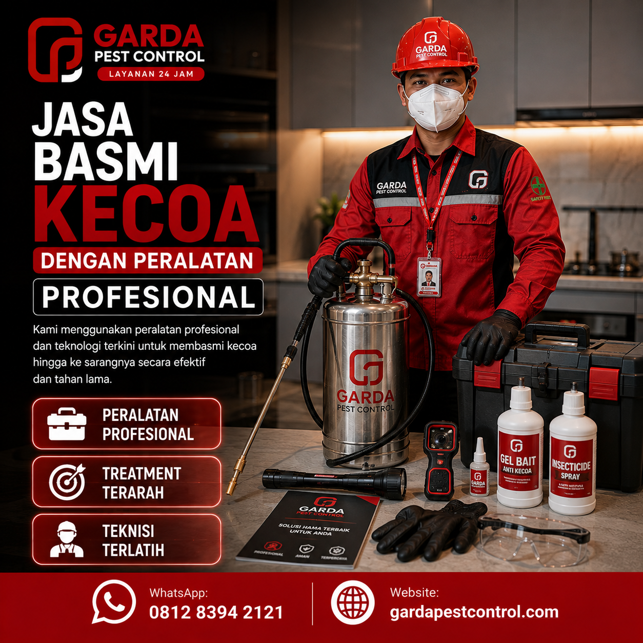 Jasa Pembasmi Kecoa Semarang Terdekat 