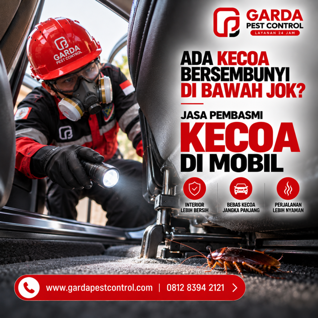 Jasa Pembasmi Kecoa di Mobil Boyolali