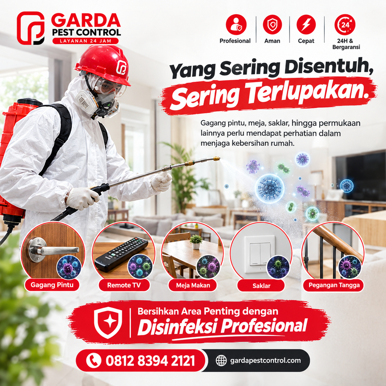 Jasa Disinfektan Solo: Ahlinya Sterilkan Rumah