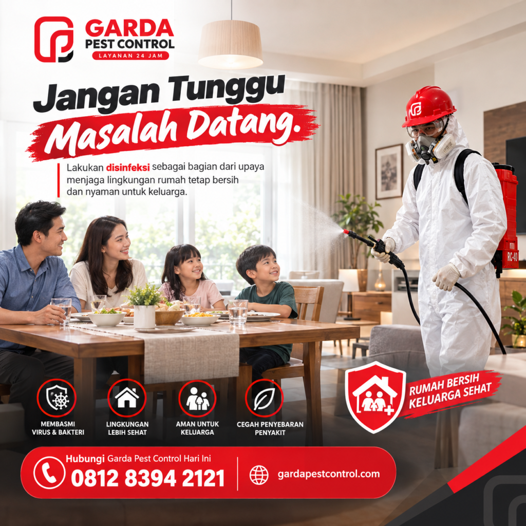 Jasa Disinfektan Virus untuk Rumah Setelah Ada yang Sakit