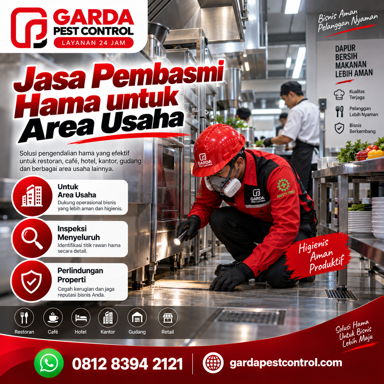 Pest Control untuk Bisnis F&B dan Restoran Semarang